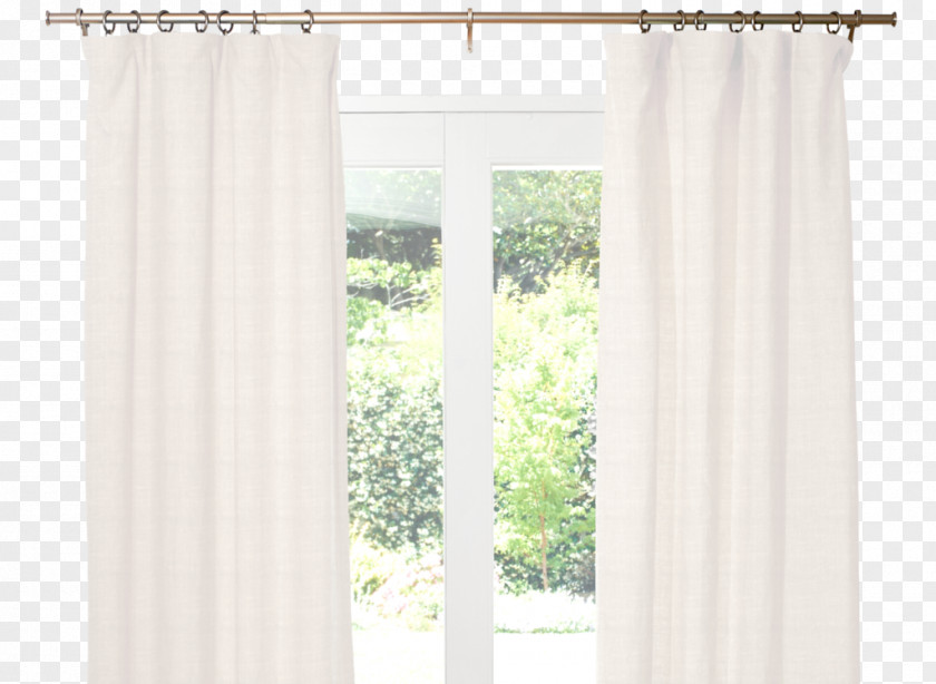 White Curtains Window Treatment Curtain Textile Drapery PNG