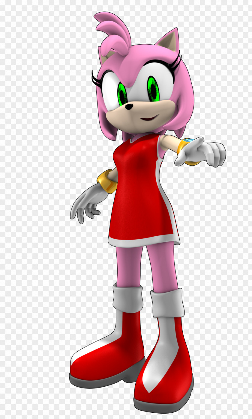 Amy Rose Ariciul Sonic The Hedgehog Sega Dress PNG