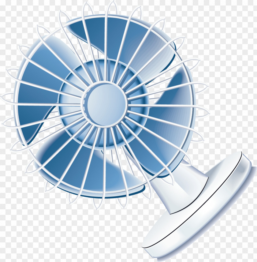 Electric Fan Decorative Design Vector Graphics Drawing PNG