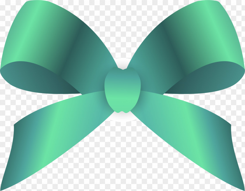 Green Ribbon Bow PNG