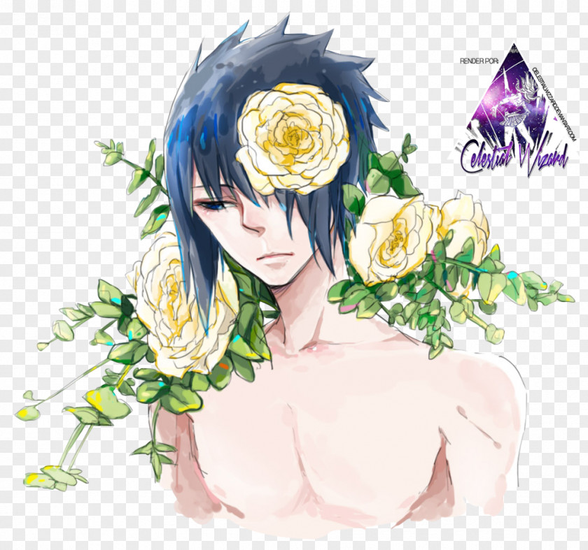 Naruto Sasuke Uchiha Floral Design Clan Shikamaru Nara PNG