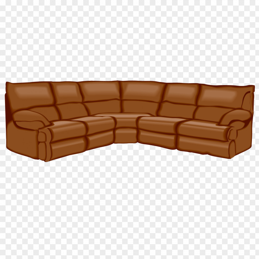 Vector Corner Sofa Couch Furniture Chair PNG