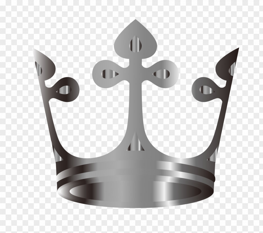 Vector Silver Crown Material Euclidean Cartoon PNG