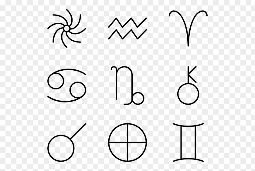 Zodiac Pack Symbol Astrology PNG