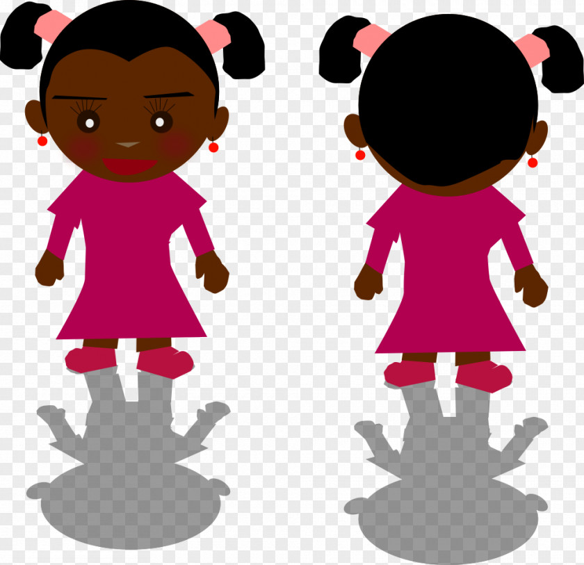 African Girls Clip Art PNG