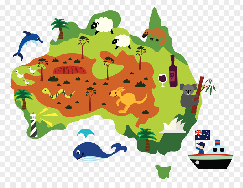Australian Cartoon Tourism Australia PNG