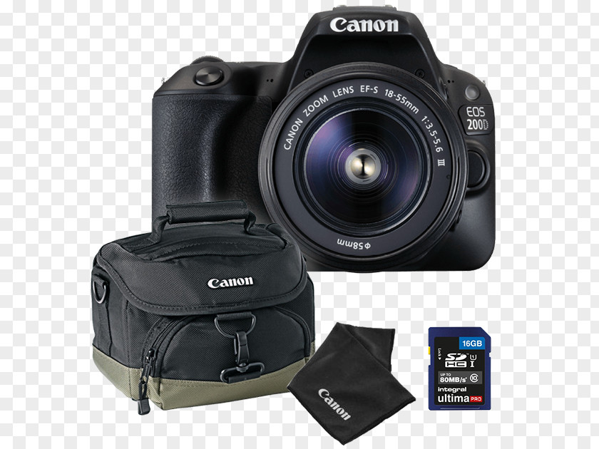 Camera Canon EF-S 18–55mm Lens Digital SLR PNG