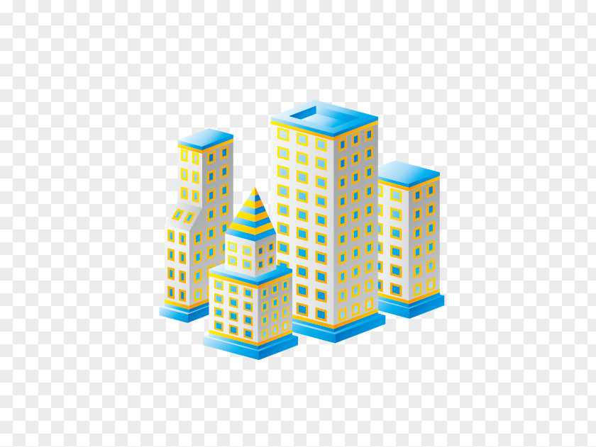 Cartoon Construction Of Buildings Green Building Architectural Engineering PNG