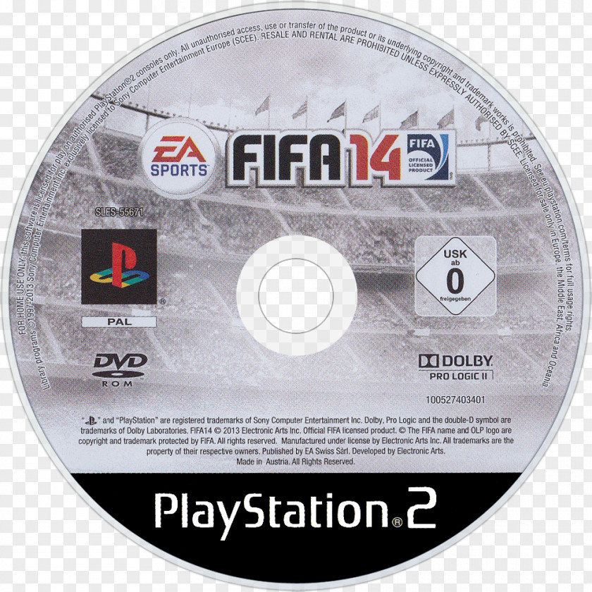 Fifa Collection PlayStation 2 FIFA 14 Compact Disc Game Guitar Hero PNG