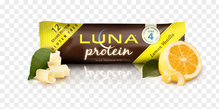 Lemon Block Luna Protein Bar Chocolate LUNA Clif & Company PNG