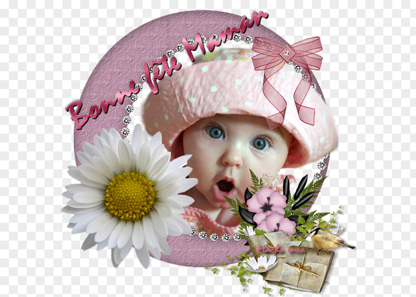 Macha Transvaal Daisy Infant Headgear Pink M PNG