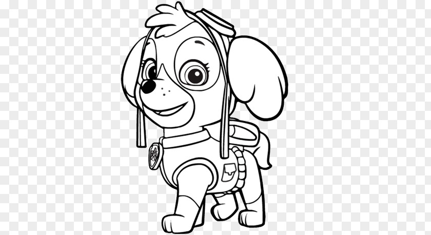 Child Coloring Book Drawing Tracker Joins The Pups! Dog PNG