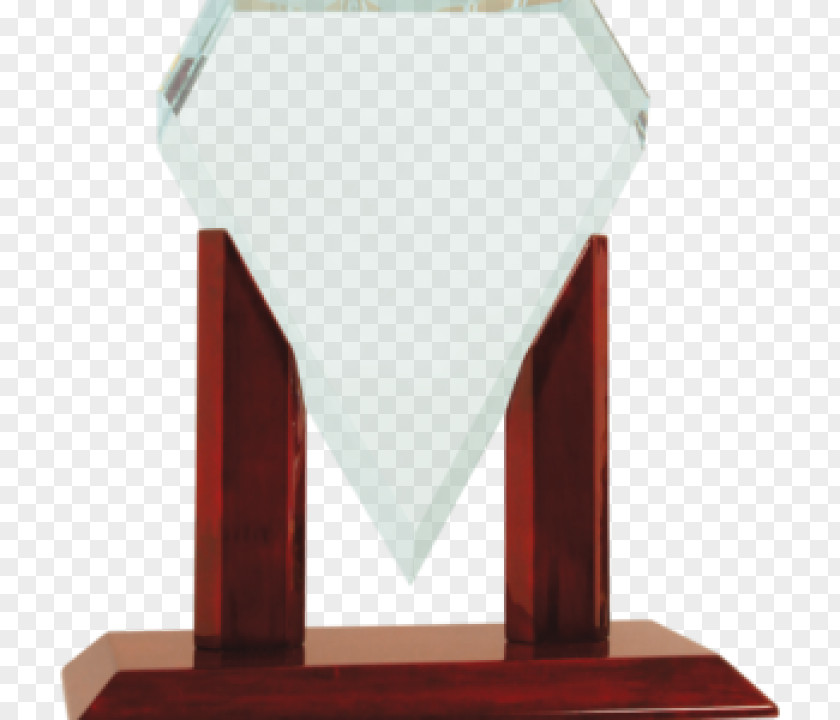Glass Trophy Award Commemorative Plaque Crystal PNG