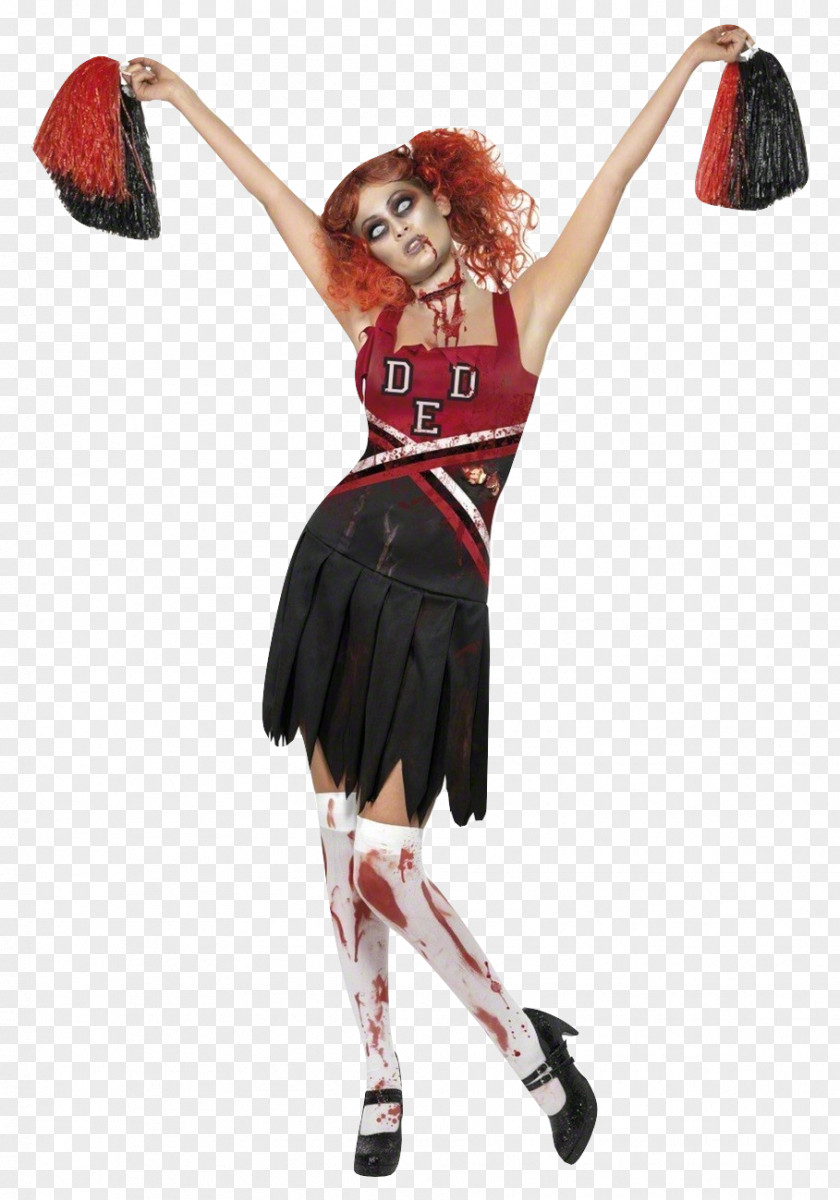 Halloween Costume Party Cheerleading Uniforms PNG