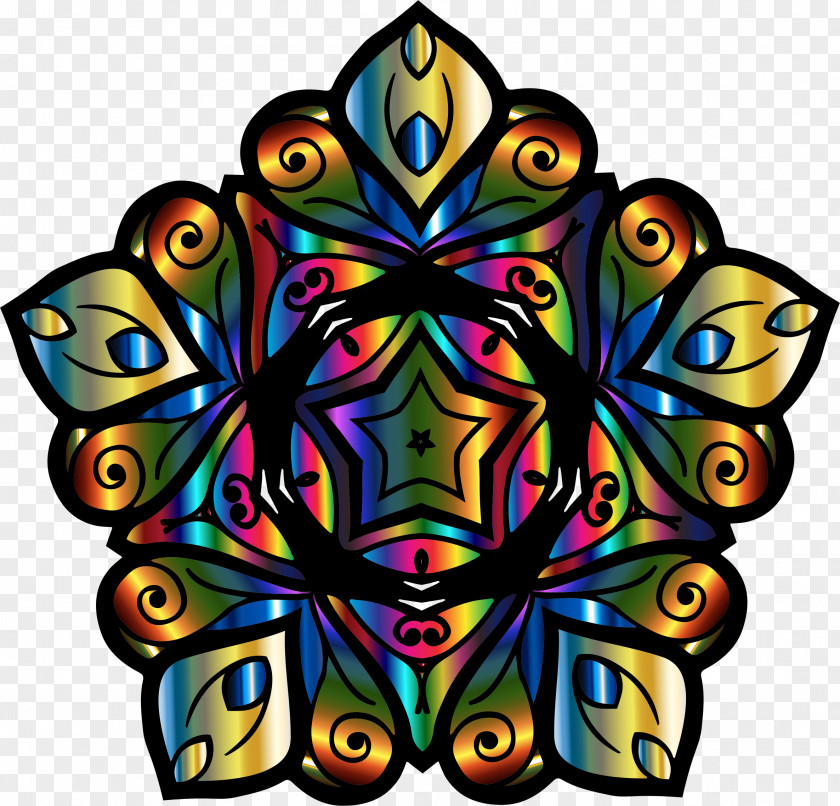 Mandalas Flower Floral Design Symmetry Kaleidoscope PNG
