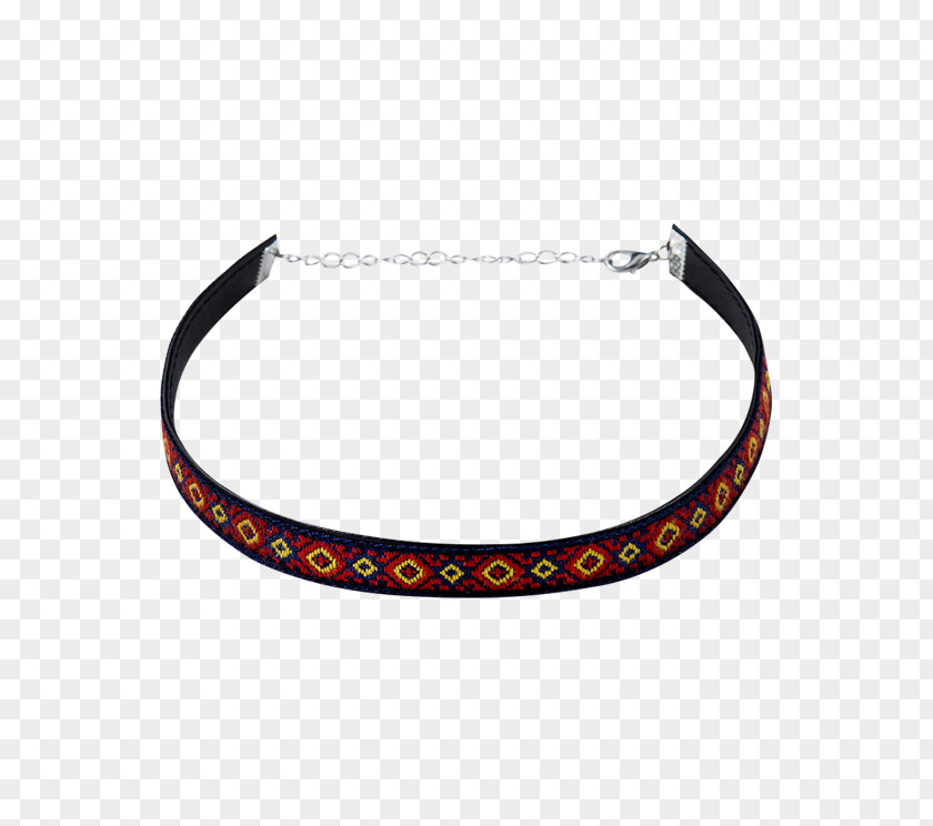 Square Pattern Cross Necklace Embroidery Choker Jewellery PNG