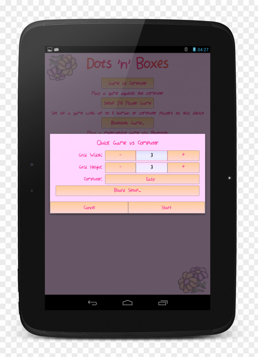 Squares Dots And Boxes / Google PlayAndroid Feature Phone PNG