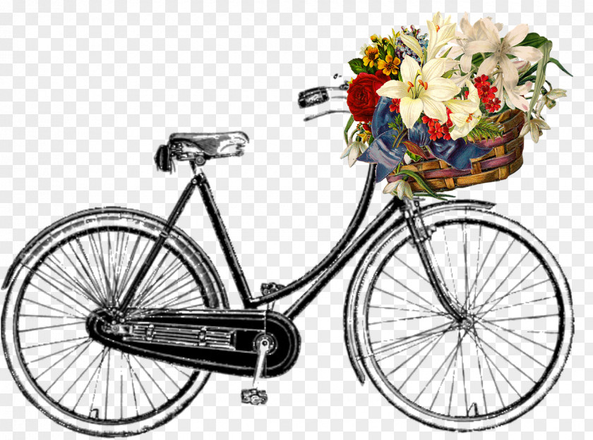 Bicycles Cruiser Bicycle Vintage Clothing Cycling Clip Art PNG