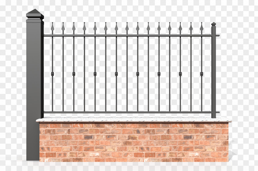 Fence Picket Guard Rail Wrought Iron Gate PNG