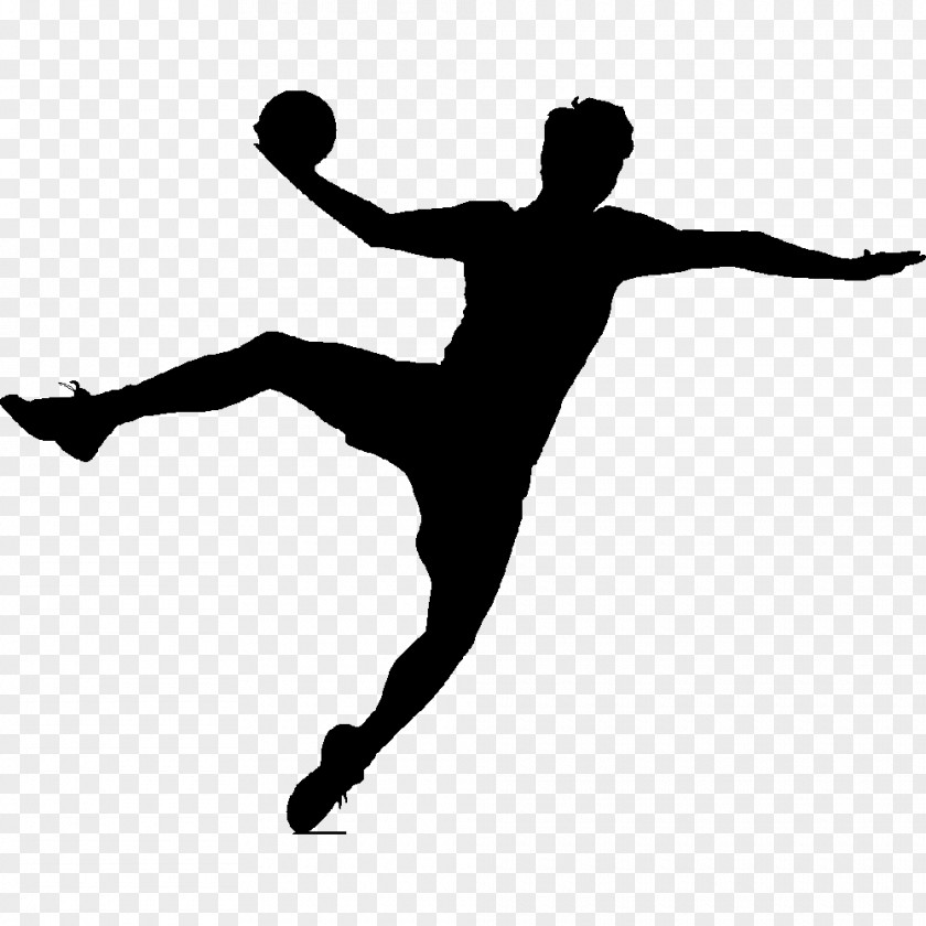 Handball Player Sport Silhouette Photography PNG