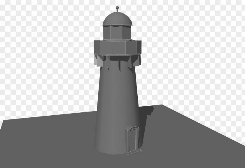 Low Poly Old Caloundra Light 3D Computer Graphics Lighthouse Fixture PNG