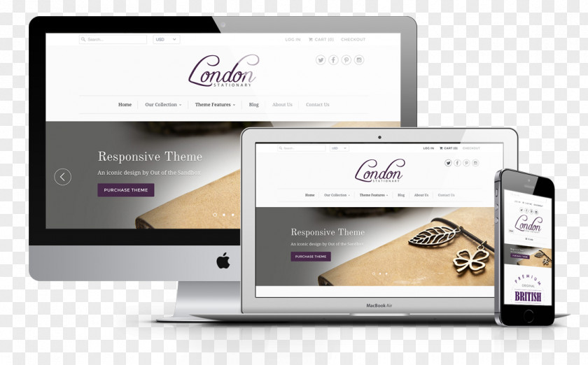 Paris London Website Development Responsive Web Design Developer PNG