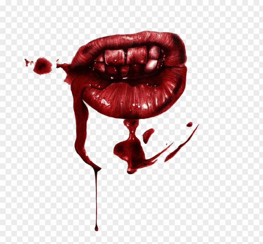 Blood Teeth T-shirt Icon PNG