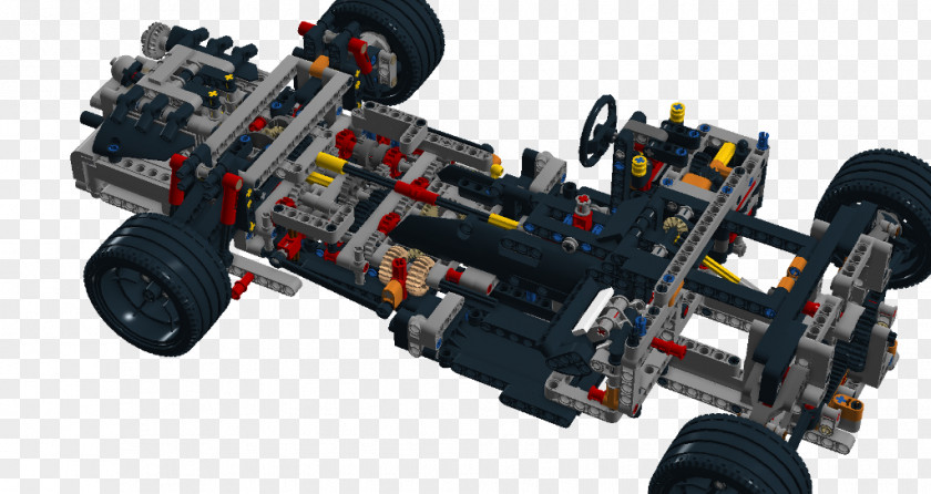 Car Porsche Tire Lego Technic Chassis PNG