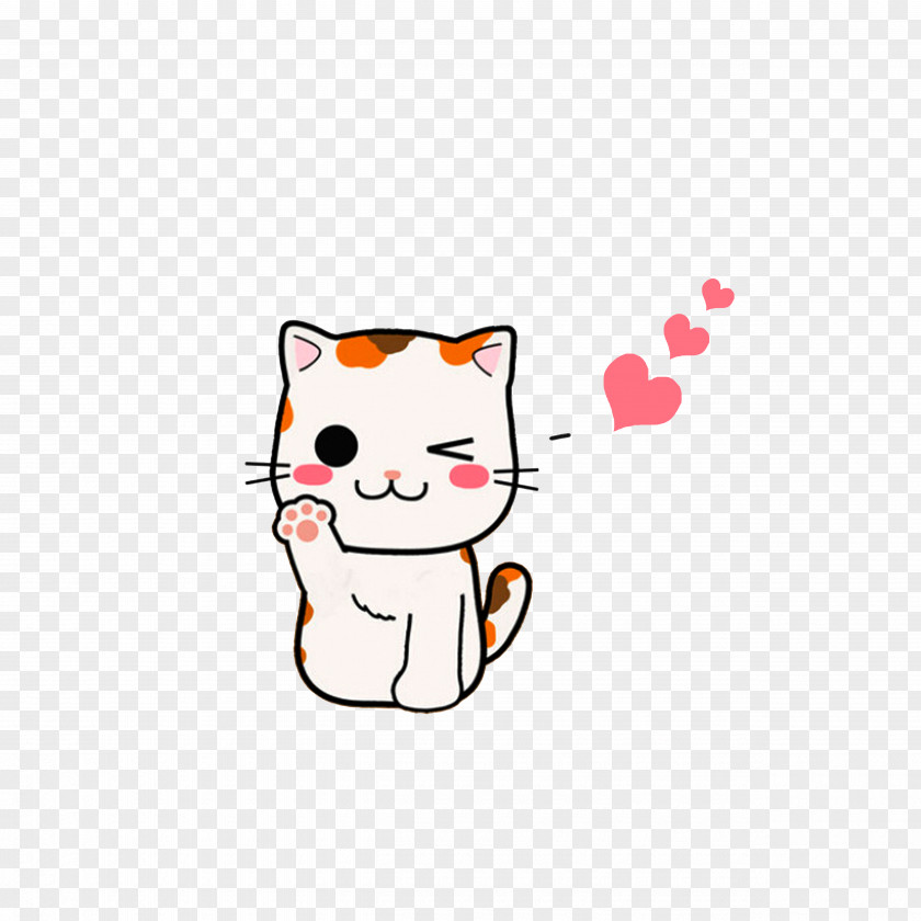 A Greeting Kitten Cat Dog Cuteness Cartoon PNG