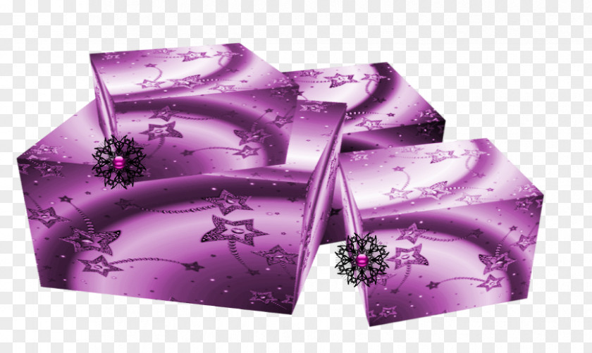A Variety Of Christmas Gift Boxes Purple PNG