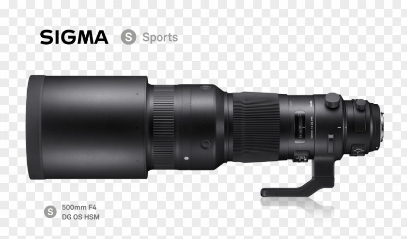 Camera Lens Canon EF Mount 500mm Sigma Corporation PNG