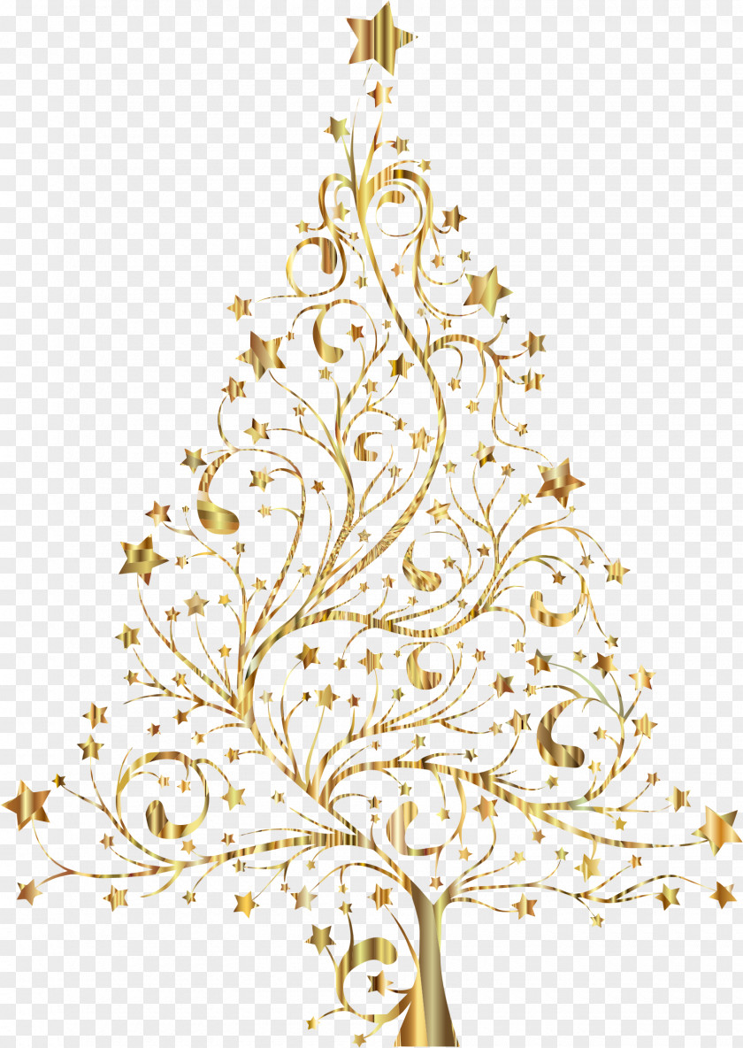 Christmas Tree Clip Art Silhouette PNG