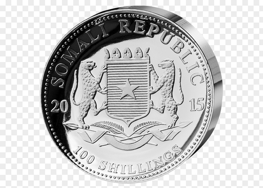 Silver Coin Somalia Bullion PNG