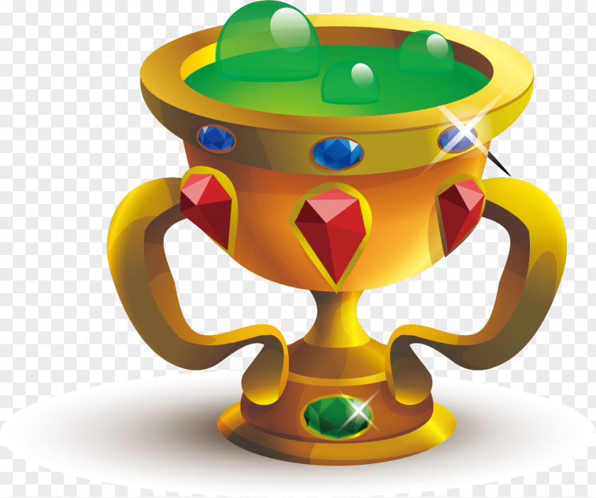 Vector Yellow Trophy Download PNG