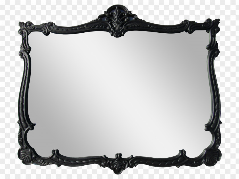 Mirror Picture Frames Decorative Arts Black And White PNG