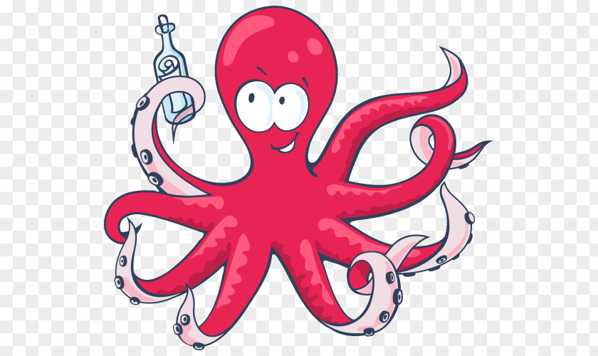 Octopus Cartoon Inoreader News Aggregator Google Reader PNG