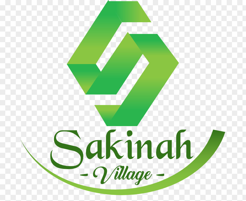 Rumah Kampung Logo SMK Bhakti Anindya Brand Green Font PNG