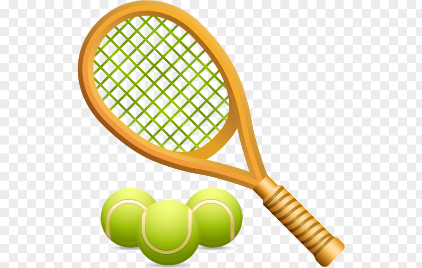 Tennis Racket Badminton Ball PNG