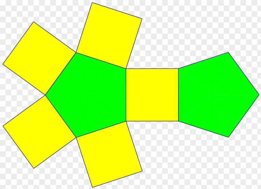 Triangular Pentagonal Prism Pyramid Net Shape PNG