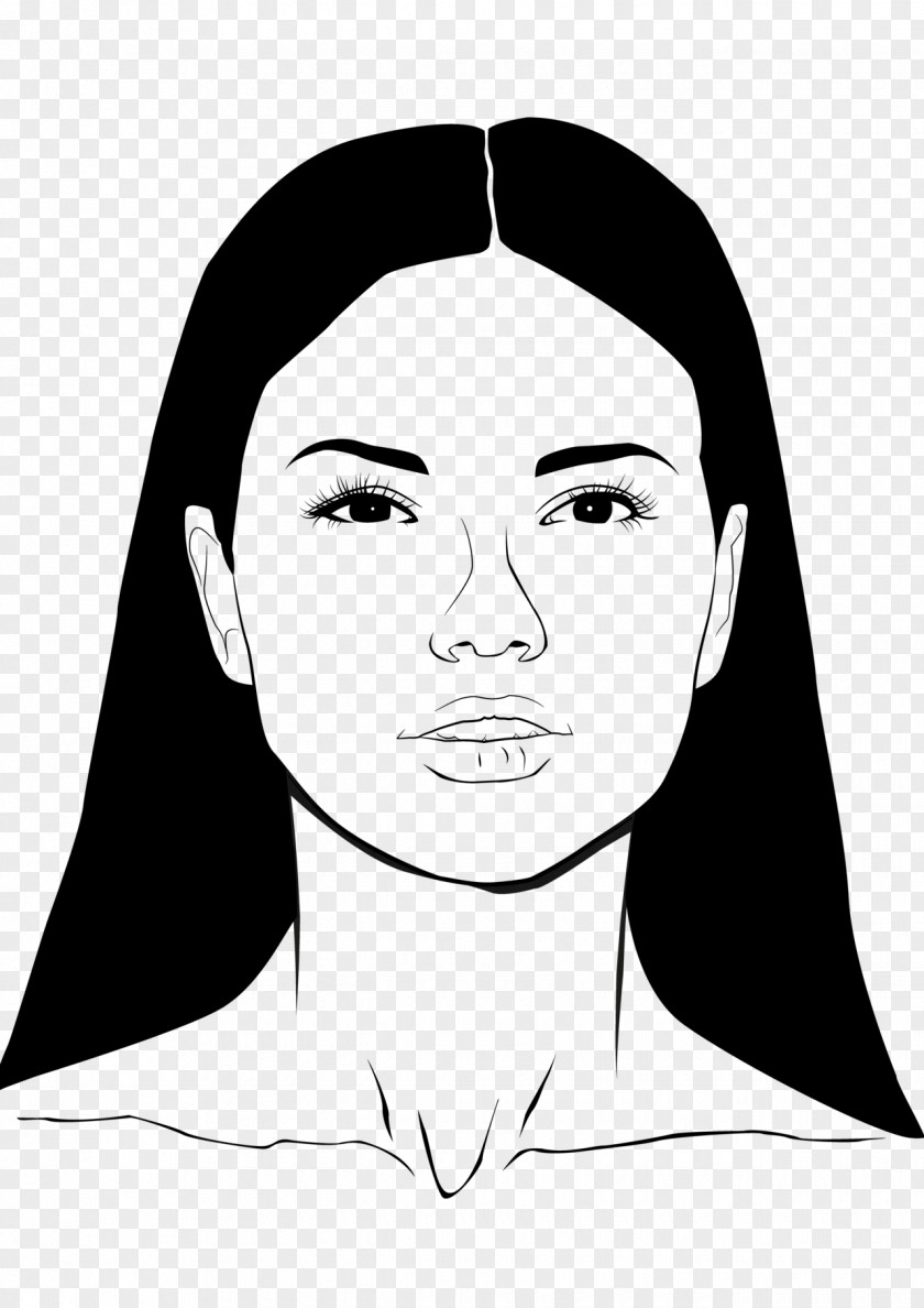 Adriana Lima Eye Line Art Painting Canon EOS 500D PNG