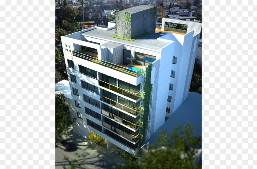 Azoth Building Facade Architecture Condominium Apartment PNG