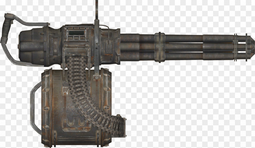 Fallout Firearm Minigun 4 Weapon Belt PNG