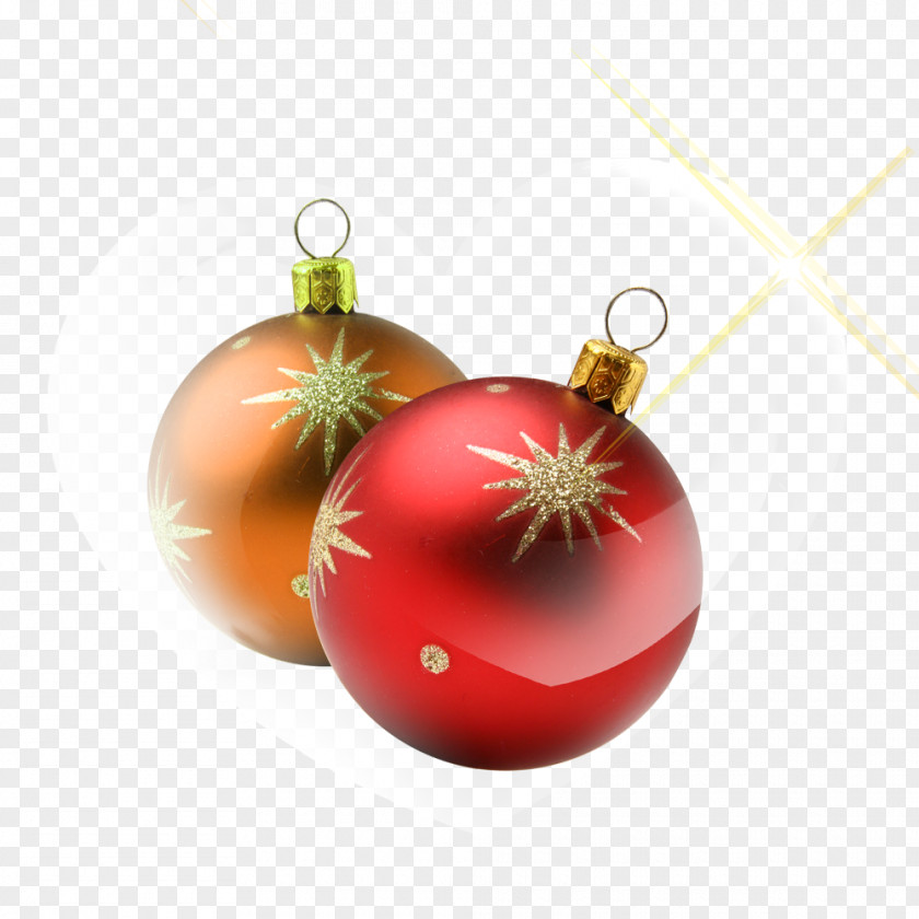 Christmas Balls Ornament Yellow Ball PNG