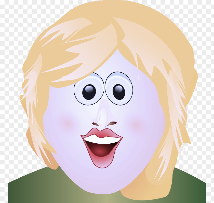 Face Hair Cartoon Facial Expression Cheek PNG