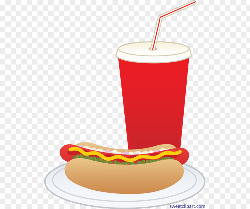 Hot Dog Fizzy Drinks Carbonated Water Clip Art PNG