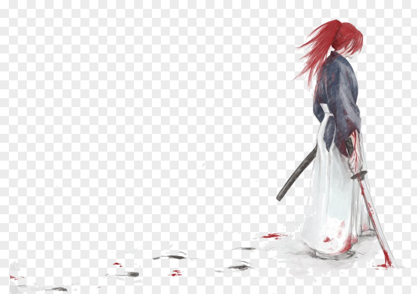 Kenshin Scar Himura Kaoru Kamiya Rurouni HEART OF SWORD PNG
