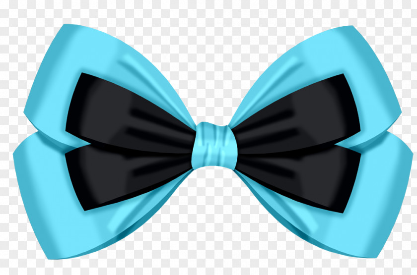 Ribbon Paper Bow Tie Blue Clip Art PNG