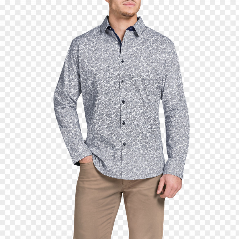Watercolor Navy Long-sleeved T-shirt PNG
