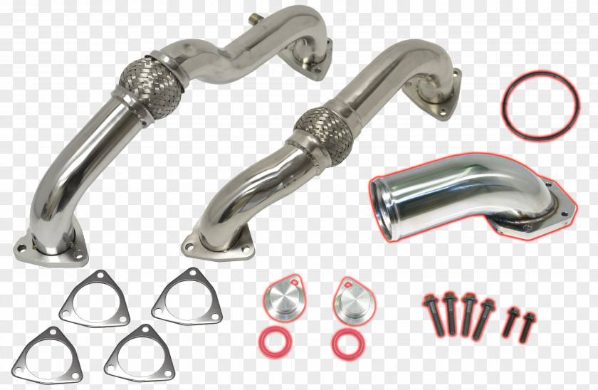 Car Exhaust System Pipe Gas Recirculation Ford Power Stroke Engine PNG