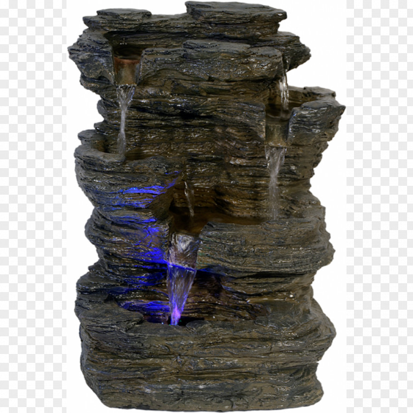 Chess Stone Carving 35cm Brunnen Beleuchtet Mit Mehreren Kaskaden In Felsoptik Artifact Lighting PNG